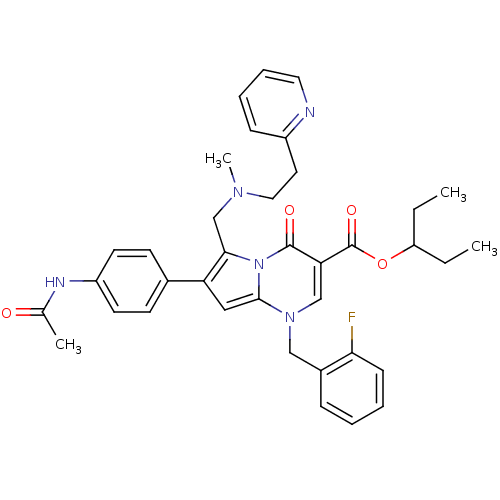 Chemical structure of BindingDB Monomer ID 50109252