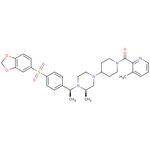 Chemical structure of BindingDB Monomer ID 50110541