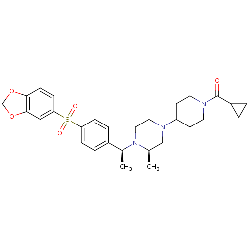 Chemical structure of BindingDB Monomer ID 50110552