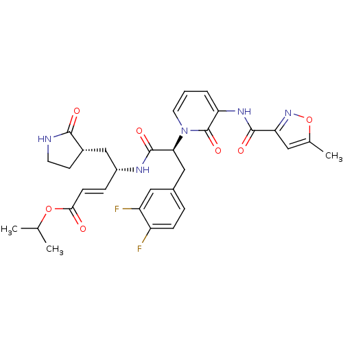 Chemical structure of BindingDB Monomer ID 50111455