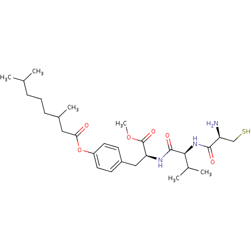 Chemical structure of BindingDB Monomer ID 50114320