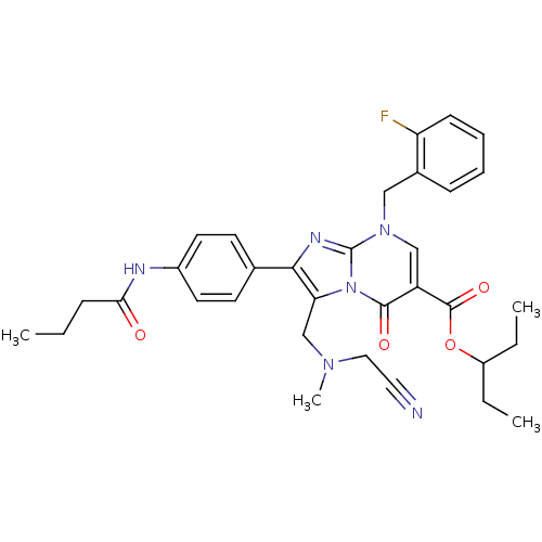 Chemical structure of BindingDB Monomer ID 50116223