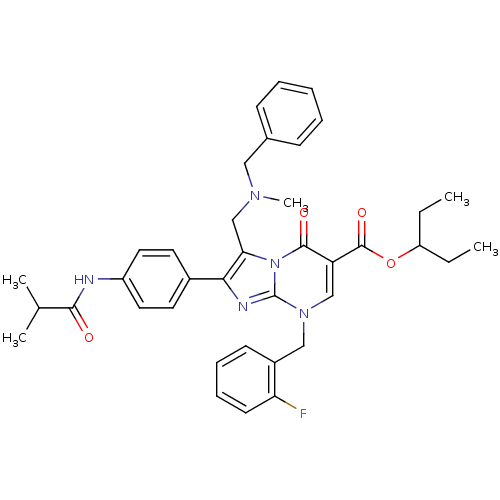Chemical structure of BindingDB Monomer ID 50116224