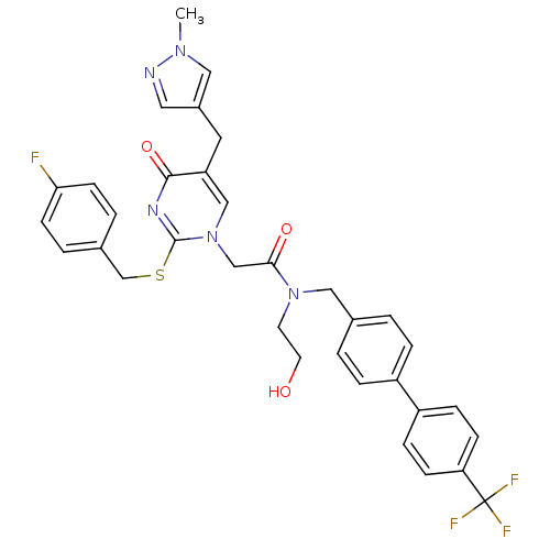 Chemical structure of BindingDB Monomer ID 50117774