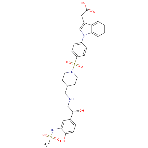 Chemical structure of BindingDB Monomer ID 50119195
