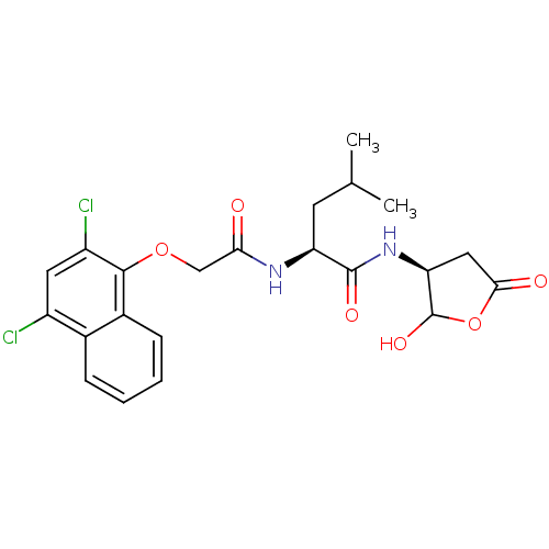 Chemical structure of BindingDB Monomer ID 50119223