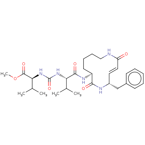 Chemical structure of BindingDB Monomer ID 50119294