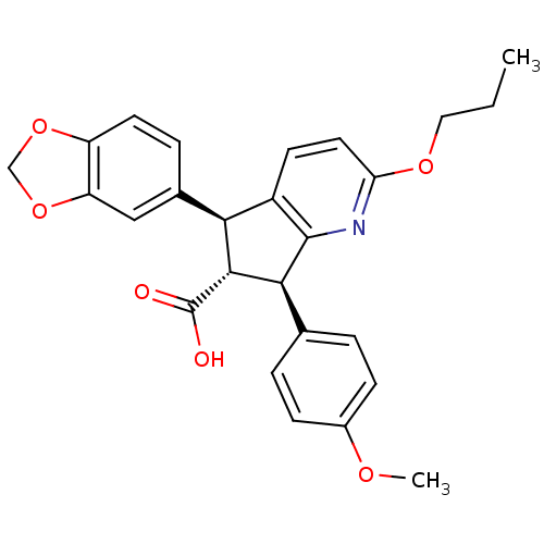 Chemical structure of BindingDB Monomer ID 50119674