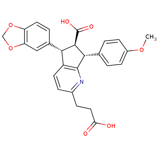 Chemical structure of BindingDB Monomer ID 50119677