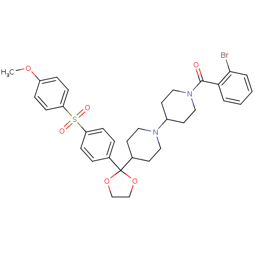 Chemical structure of BindingDB Monomer ID 50121143