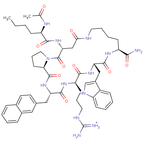 Chemical structure of BindingDB Monomer ID 50121267