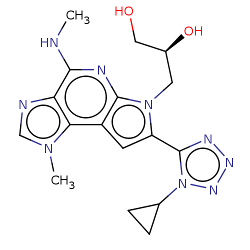 Chemical structure of BindingDB Monomer ID 50121390