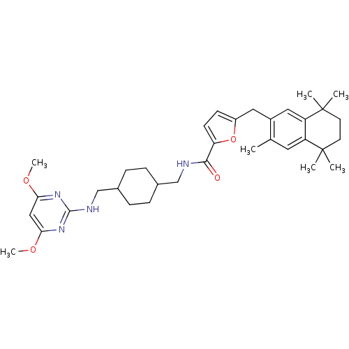 Chemical structure of BindingDB Monomer ID 50121487
