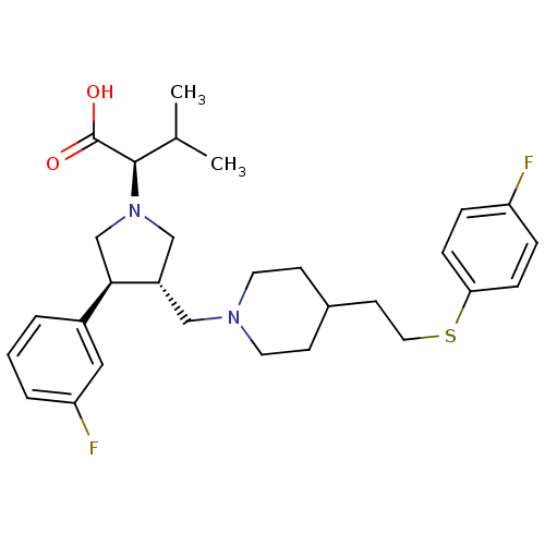 Chemical structure of BindingDB Monomer ID 50121824