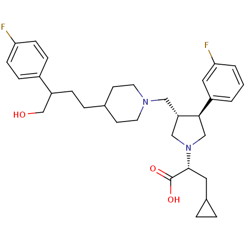 Chemical structure of BindingDB Monomer ID 50121841