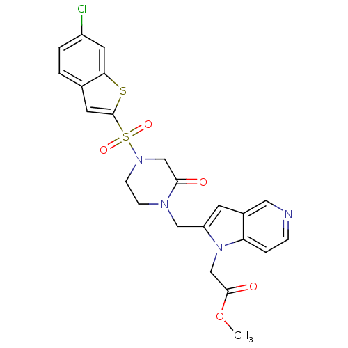 Chemical structure of BindingDB Monomer ID 50123765