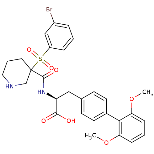 Chemical structure of BindingDB Monomer ID 50124228
