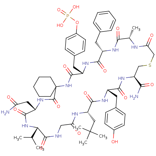 Chemical structure of BindingDB Monomer ID 50124296