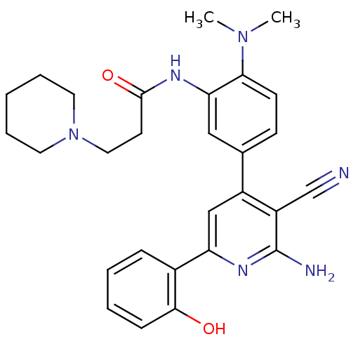 Chemical structure of BindingDB Monomer ID 50124309