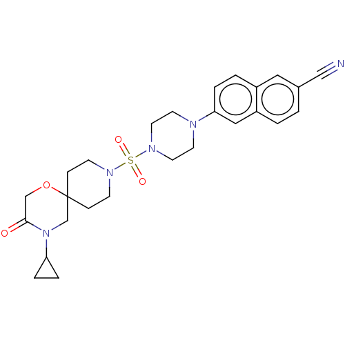 Chemical structure of BindingDB Monomer ID 50124414