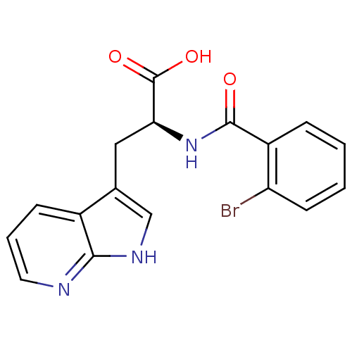 Chemical structure of BindingDB Monomer ID 50125216