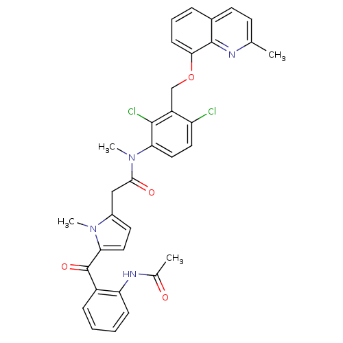 Chemical structure of BindingDB Monomer ID 50126236