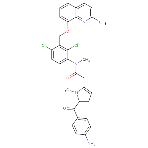 Chemical structure of BindingDB Monomer ID 50126256