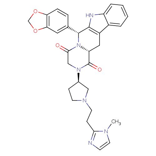 Chemical structure of BindingDB Monomer ID 50126462