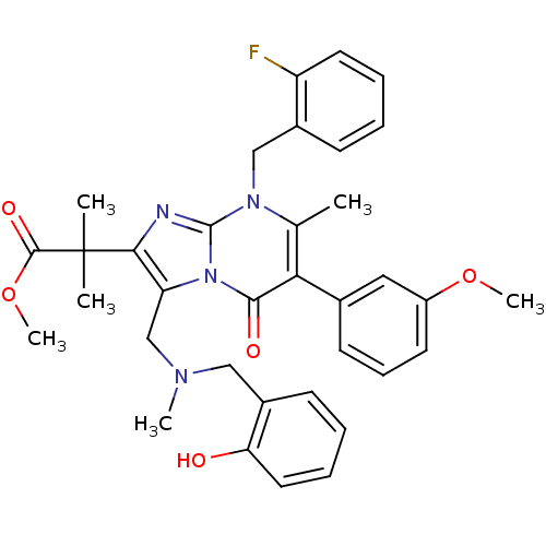 Chemical structure of BindingDB Monomer ID 50127198