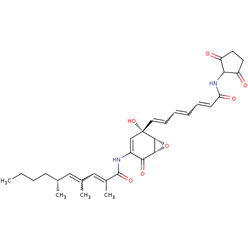 Chemical structure of BindingDB Monomer ID 50127227