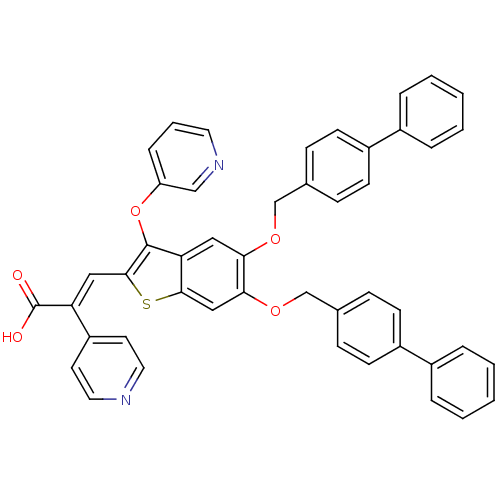 Chemical structure of BindingDB Monomer ID 50127740