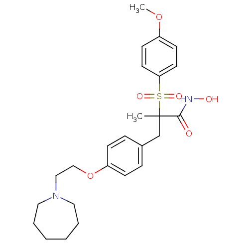 Chemical structure of BindingDB Monomer ID 50128593