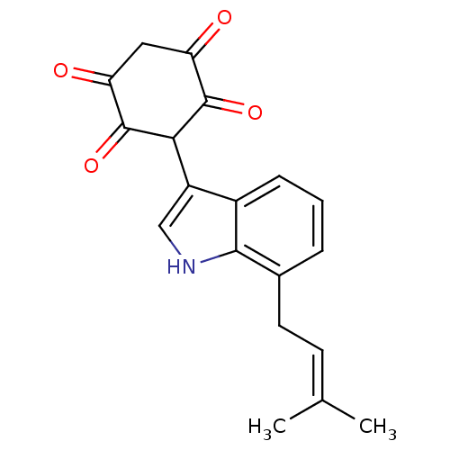 Chemical structure of BindingDB Monomer ID 50129574
