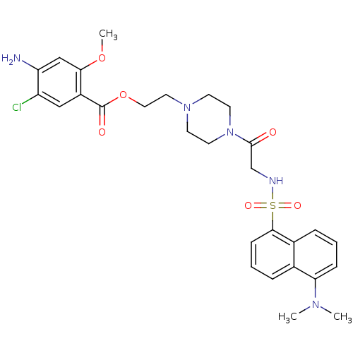 Chemical structure of BindingDB Monomer ID 50129623