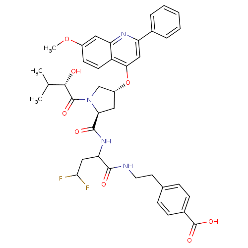 Chemical structure of BindingDB Monomer ID 50131394