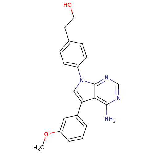Chemical structure of BindingDB Monomer ID 50132329