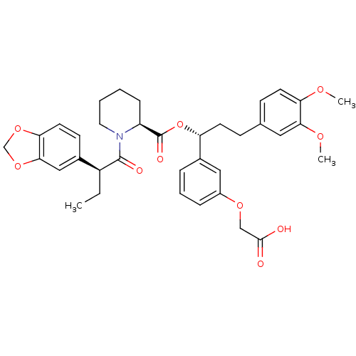 Chemical structure of BindingDB Monomer ID 50132560