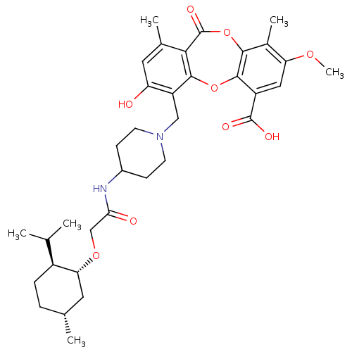 Chemical structure of BindingDB Monomer ID 50132880