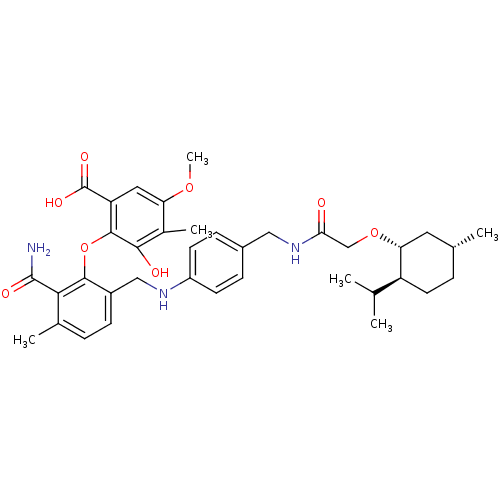 Chemical structure of BindingDB Monomer ID 50132881
