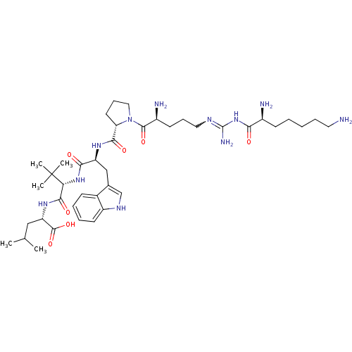 Chemical structure of BindingDB Monomer ID 50133189