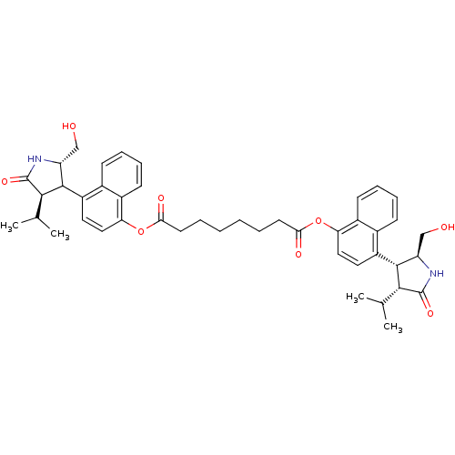 Chemical structure of BindingDB Monomer ID 50133241