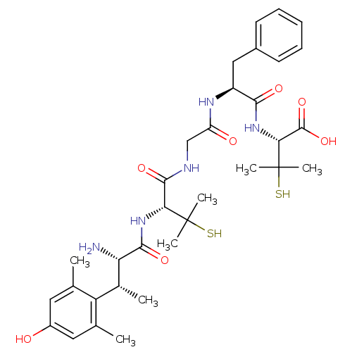 Chemical structure of BindingDB Monomer ID 50133257