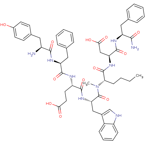 Chemical structure of BindingDB Monomer ID 50133265