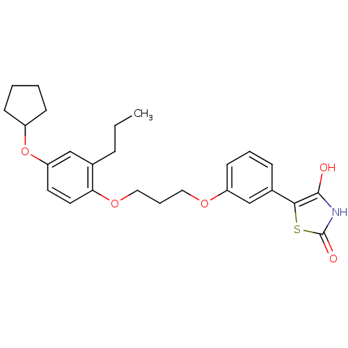 Chemical structure of BindingDB Monomer ID 50133667