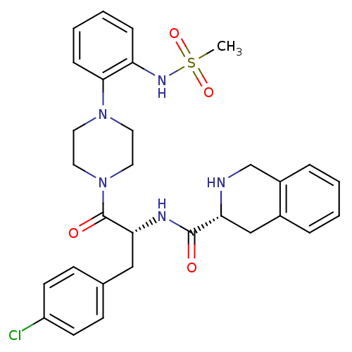 Chemical structure of BindingDB Monomer ID 50134496