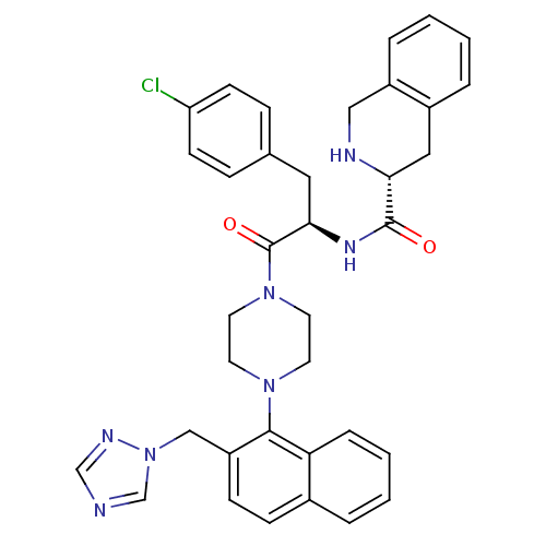 Chemical structure of BindingDB Monomer ID 50134504