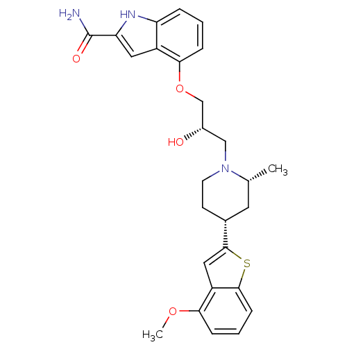 Chemical structure of BindingDB Monomer ID 50135264