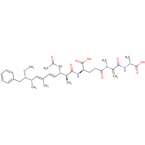 Chemical structure of BindingDB Monomer ID 50135675