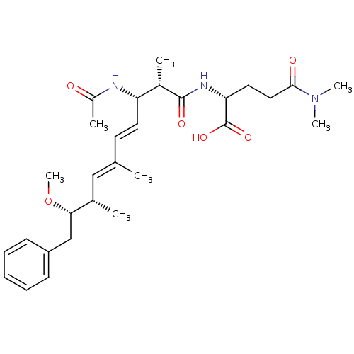 Chemical structure of BindingDB Monomer ID 50135677