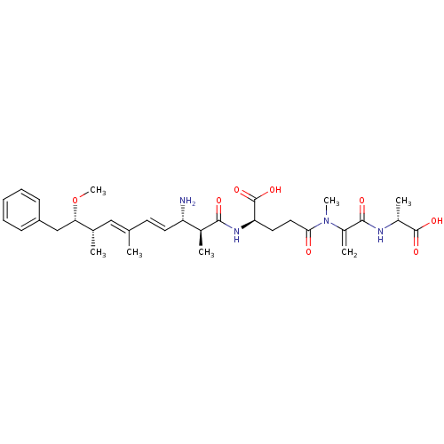 Chemical structure of BindingDB Monomer ID 50135681